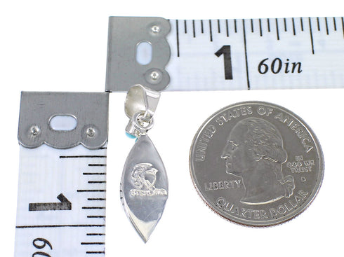Sterling Silver And Multicolor Inlay Southwest Slide Pendant YX67848